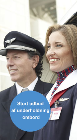 Flyv med LAN og TAM airlines